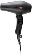pibbs twin turbo 3800 ionic & ceramic hair dryer - black: efficiency and style combined logo