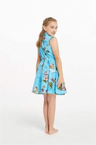 img 3 attached to 🌺 Hawaiian Collar Shirt: Festive Hawaii Girls' Christmas Clothing for Dresses