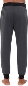 img 3 attached to IZOD Jogger Sleep Pants Black