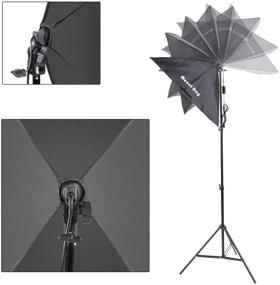 img 2 attached to MOUNTDOG Photography Studio Softbox Lighting Kit: Excellent Continuous Lighting for YouTube Filming & Portrait Shooting