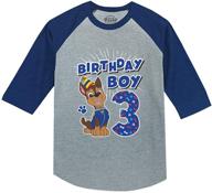 🐾 paw patrol 3rd birthday boy shirt: perfect for paw patrol-themed parties! logo