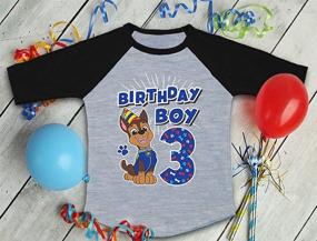 img 1 attached to 🐾 Paw Patrol 3rd Birthday Boy Shirt: Perfect for Paw Patrol-themed Parties!