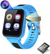 📱 interactive kids smart watch for boys and girls - 14 games, sos call, camera, video, alarm clock, music, voice record - touch screen toddler toy logo
