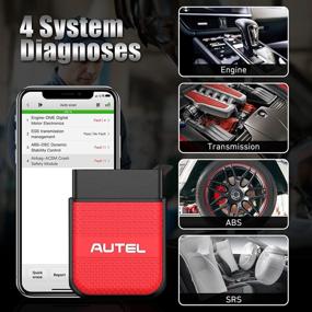 img 1 attached to Автосканер Autel AP200H OBD2 - беспроводной считыватель кодов с Bluetooth и отчетами о состоянии здоровья - диагностическое оборудование для двигателя, трансмиссии, ABS, SRS - сброс OLS/BMS - для всех автомобилей (Android/iOS)