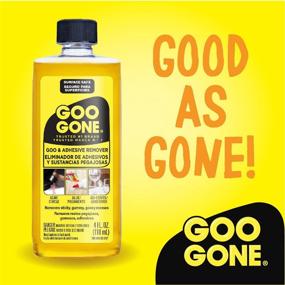 img 2 attached to Goo Gone Original Adhesive Remover - 4oz - Safe for Surfaces - Removes Stickers, Labels, Decals, Residue, Tape, Chewing Gum, Grease, and Tar