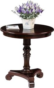 img 3 attached to 🪑 Convenience Concepts Classic Accents Talbot End Table, Espresso: A Chic and Versatile Furniture Piece for Added Convenience