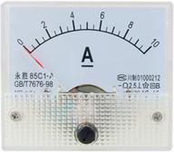 ⚡️ uxcell analog current panel meter: 0-10a dc ammeter for automotive circuit testing, battery charging & testing - 85c1a gauge (pack of 1) logo