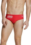 купальник speedo endurance graphic антрацит логотип