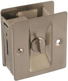 img 1 attached to 🚪 Satin Nickel National Hardware N326-272 V1951 Pocket Door Latch: Stylish & Functional