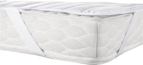 img 3 attached to 🛏️ Ultimate Protection: Full White Waterproof Sofa Bed Cover & Mattress Protector by Madison Park Essentials Frisco Fine Microfiber