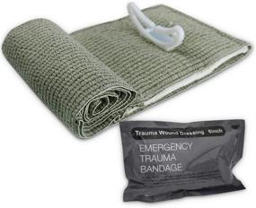 img 4 attached to DouHeal Medical Compression Bandage (6''), Breathable Material, Life-Saving First Aid Pressure Bandage for Trauma