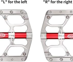 img 3 attached to Premium CXWXC Road/MTB Bike Pedals: 3 Bearings, 9/16” Aluminum Alloy Pedals with Removable Anti-Skid Nails – Enhance Your Mountain Biking Experience