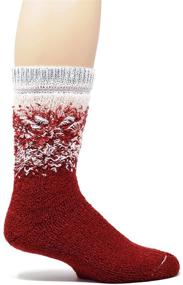 img 1 attached to Ultimate Snowflake Warrior Alpaca Socks