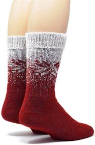 img 3 attached to Ultimate Snowflake Warrior Alpaca Socks