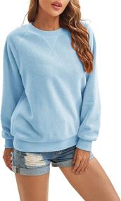 img 3 attached to Panadila Oversized Crewneck Sweatshirt Pullover Outdoor Recreation