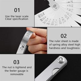 img 2 attached to Imperial Measuring Pieces Feeler - Enhanced Precision and Markings!