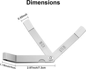 img 3 attached to Imperial Measuring Pieces Feeler - Enhanced Precision and Markings!