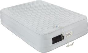 img 4 attached to 🛏️ Aerobed Luxury Pillow Top Full Size Air Mattress - 16 Inch Tall with Built-In 120V AC Electric Pump