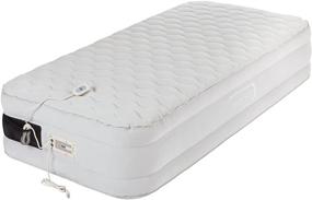 img 2 attached to 🛏️ Aerobed Luxury Pillow Top Full Size Air Mattress - 16 Inch Tall with Built-In 120V AC Electric Pump