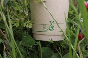 img 2 attached to 🌿 eco-friendly 16oz coffee cups with built-in sleeves - pack of 90