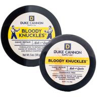 duke cannon bloody knuckles repair foot, hand & nail care logo