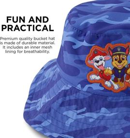 img 2 attached to 🧢 Stay Cool and Protected with Nickelodeon Kids Bucket Hat: Paw Patrol Toddler Baseball Cap & Baby Sunhat, UPF 50+ UV Sun Protection Boonie