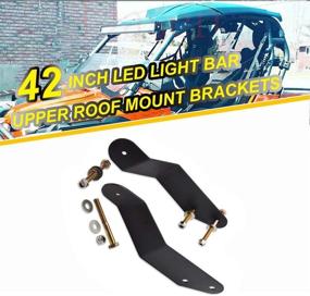 img 2 attached to DaSen Upper Roof Brackets Off Road Light Bar Mounting for Can-Am Maverick XRS COMMANDER (2014-2021) UTV