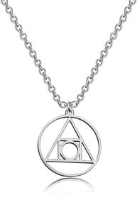 img 4 attached to 🔒 Unlock the Mystical: CENWA Hermetic Seal of Light Symbol Alchemy Jewelry