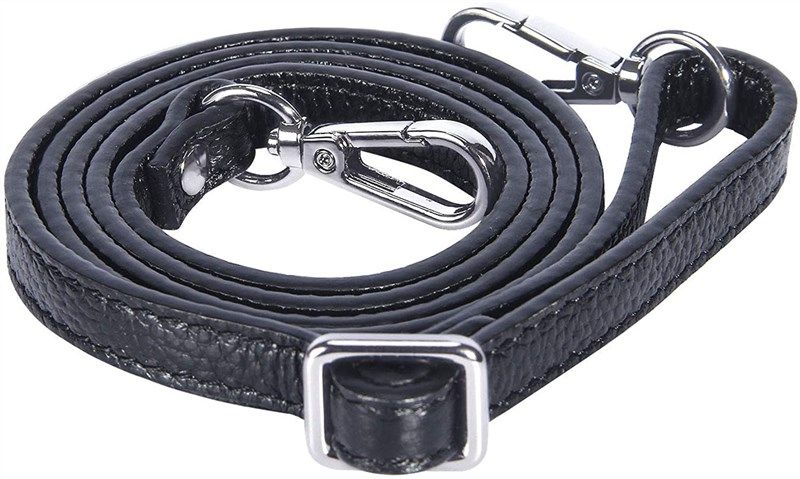 vanenjoy leather adjustable replacement brown silver beading & jewelry making in purse making 로고