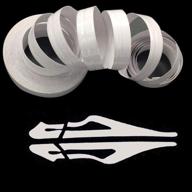 zatooto pinstripe tape for cars - diy vinyl white pin striping decals logo