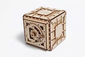 img 3 attached to 🔒 Wooden Mechanical Safe Puzzle Model