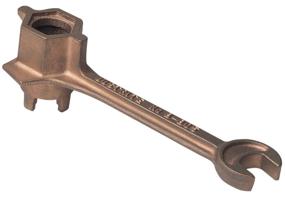 img 2 attached to 🔧 Enhanced Brass Alloy Wrench by Justrite 08805