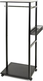 img 4 attached to 👗 Black Ultimate Rolling Closet Rack by Joy Mangano