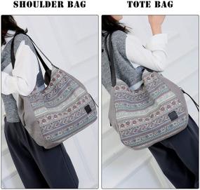img 2 attached to ArcEnCiel Womens Cotton Handbag Shoulder Women's Handbags & Wallets