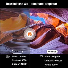 img 3 attached to Проектор с Bluetooth WiMiUS K1 для смартфонов
