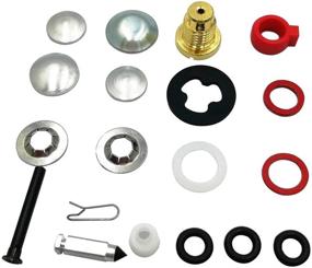 img 2 attached to Johnson Evinrude Carburetor Rebuild Kit with Float | 3-Pack | Fits 18-75 HP Outboard Motors | Replaces Sierra 18-7222 18-7042 Mallory 9-37107 | Part #396701 392061 398729