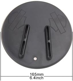 img 1 attached to SUNPIE Motorcycle Kickstand Pad: Ultimate Support Plate for Parking on Hot Pavement, Grass & Soft Ground