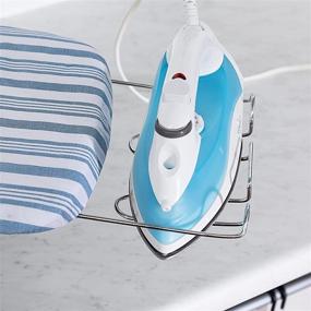 img 1 attached to Honey-Can-Do Folding Tabletop Ironing Board with Iron Rest BRD-09222 Blue: Compact & Convenient Ironing Solution!