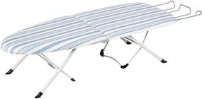 img 3 attached to Honey-Can-Do Folding Tabletop Ironing Board with Iron Rest BRD-09222 Blue: Compact & Convenient Ironing Solution!
