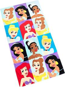 img 2 attached to 🏻 Jay Franco Disney Princess Kids Large Bath/Pool/Beach Towel - Get the Perfect Soft & Absorbent Fade Resistant Cotton Towel for your Little One's Water Adventures! Measures 34 x 64 inches (Official Disney Product)