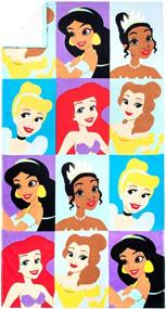 img 3 attached to 🏻 Jay Franco Disney Princess Kids Large Bath/Pool/Beach Towel - Get the Perfect Soft & Absorbent Fade Resistant Cotton Towel for your Little One's Water Adventures! Measures 34 x 64 inches (Official Disney Product)