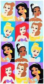 img 4 attached to 🏻 Jay Franco Disney Princess Kids Large Bath/Pool/Beach Towel - Get the Perfect Soft & Absorbent Fade Resistant Cotton Towel for your Little One's Water Adventures! Measures 34 x 64 inches (Official Disney Product)