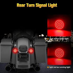 img 2 attached to 🚦 Enhance Visibility with QUASCO LED Turn Signals: Compatible with Harley Street Glide Special, Touring, Softail, Sportster, Road King, Fatboy - Front and Rear Motorcycle Blinkers