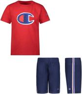 champion photoreal sleeve clothes scarlet boys' clothing and clothing sets logo