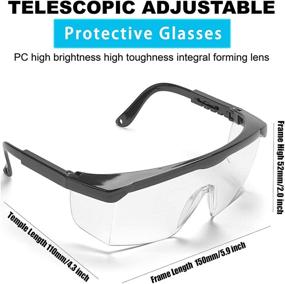 img 3 attached to Adjustable Wide Vision Splashproof Protective Lightweight