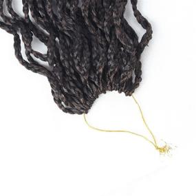 img 1 attached to Braids Crochet Goddess Synthetic Extention