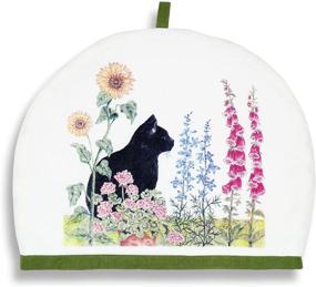 img 1 attached to 🐈 Alice's Cottage Black Cat Insulated Tea Cozy