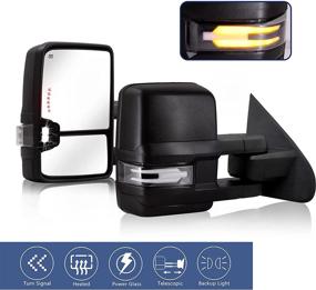 img 4 attached to Towing-Mirrors Fit For 2014-2018 Chevy GMC 1500