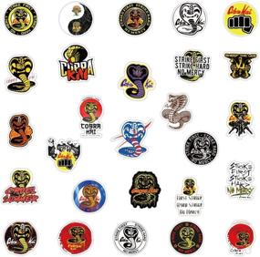 img 3 attached to 50 Pcs Cobra Stickers For Waterbottles Laptop Phone Skateboard Hydroflasks