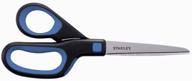 bostitch 8 inch all-purpose ergonomic scissors with white handles - kt-sci8est blue logo